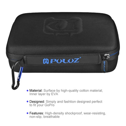 PULUZ Waterproof Carrying and Travel Case for for GoPro, Insta360, DJI and Other Action Cameras Accessories, Medium Size: 23cm x 17cm x 7cm - Carry Cases by PULUZ | Online Shopping UK | buy2fix