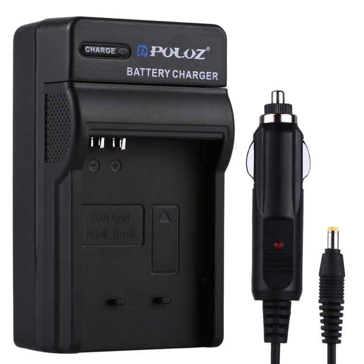 PULUZ Digital Camera Battery Car Charger for Canon NB-4L / NB-8L  Battery - Camera Accessories by PULUZ | Online Shopping UK | buy2fix