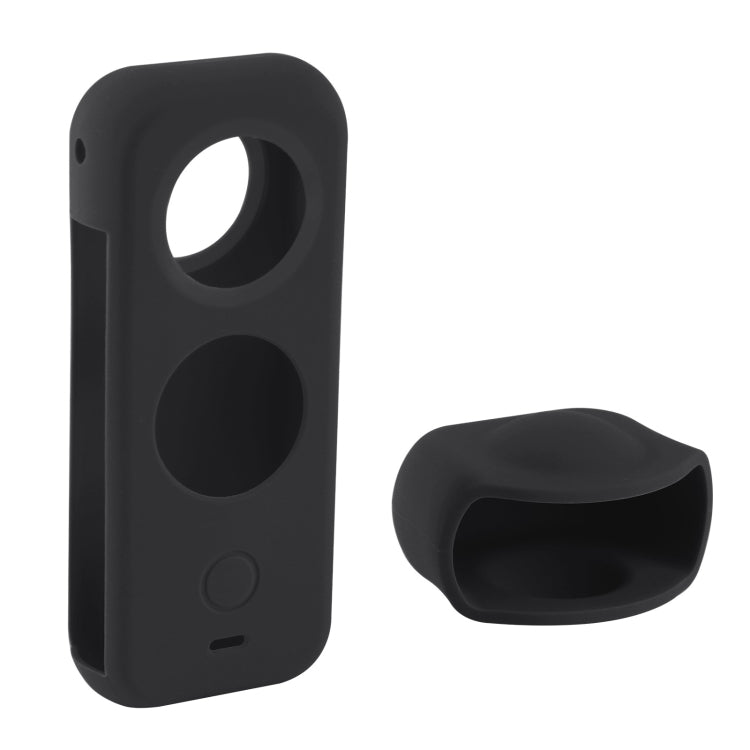 PULUZ Full Body Dust-proof Silicone Protective Case for Insta360 ONE X2 (Black) - DJI & GoPro Accessories by PULUZ | Online Shopping UK | buy2fix