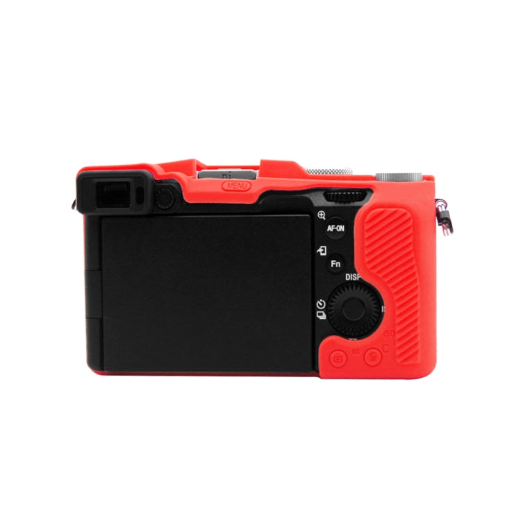 PULUZ Soft Silicone Protective Case for Sony A7C / ILCE-7C(Red) - Camera Accessories by PULUZ | Online Shopping UK | buy2fix