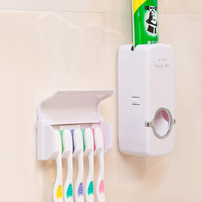 Automatic Toothpaste Dispenser With Toothbrush Holder - Home & Garden by buy2fix | Online Shopping UK | buy2fix