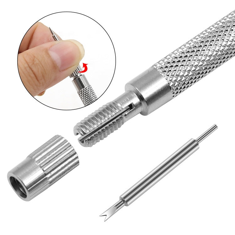 Handy Tool spring Bar Remover + Pin Remover for Replace Band Wrist(Silver) - Outdoor & Sports by buy2fix | Online Shopping UK | buy2fix