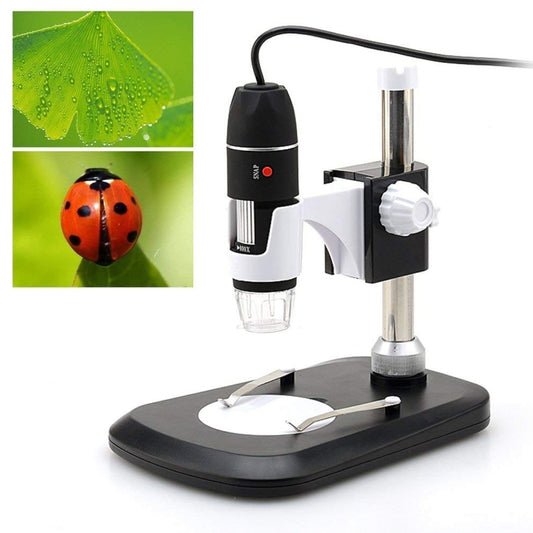 DMS-MDS800 40X-800X Magnifier 2.0MP Image Sensor USB Digital Microscope with 8 LEDs & Professional Stand - Digital Microscope by buy2fix | Online Shopping UK | buy2fix