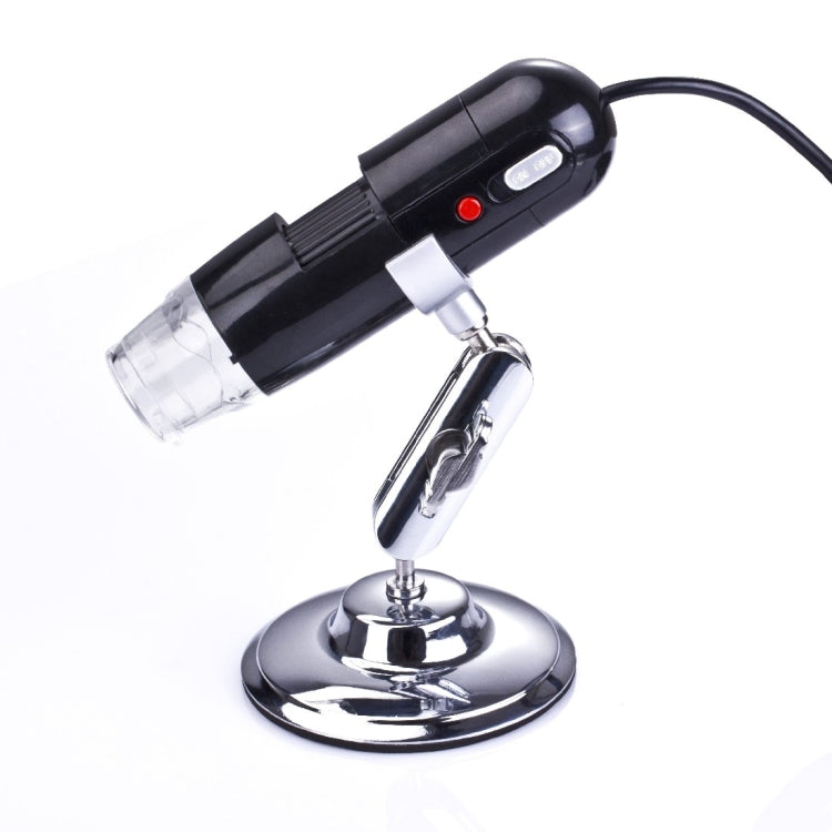 1.3 Mega pixels 200x USB digital microscope with 8 LED White light(Black) - Digital Microscope by buy2fix | Online Shopping UK | buy2fix