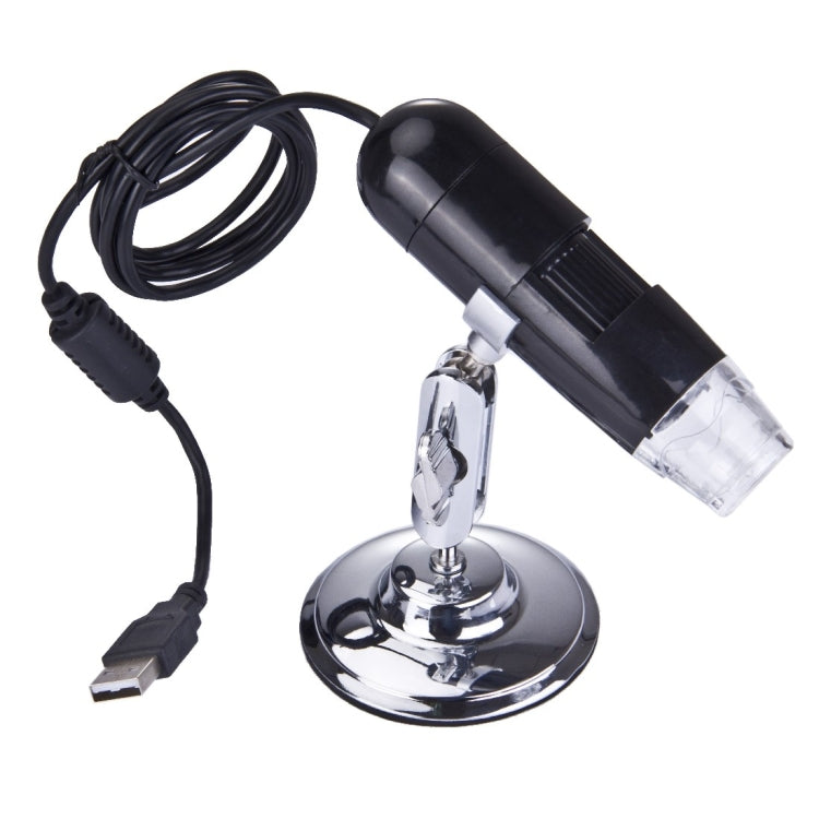 1.3 Mega pixels 200x USB digital microscope with 8 LED White light(Black) - Digital Microscope by buy2fix | Online Shopping UK | buy2fix