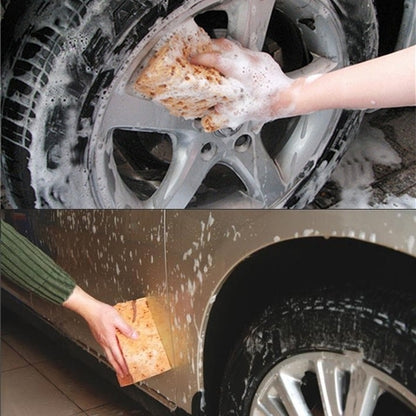 Car Care Wear-resistant Brown Soft Sponge Car Wash Cleaning Pad(Khaki) - Car washing supplies by buy2fix | Online Shopping UK | buy2fix
