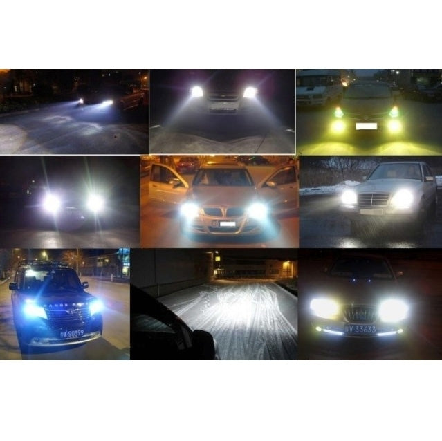 2 PCS H1 12V / 55W / 4300K / 1600lm Xenon Car Headlight Bulbs, Warm White - In Car by buy2fix | Online Shopping UK | buy2fix