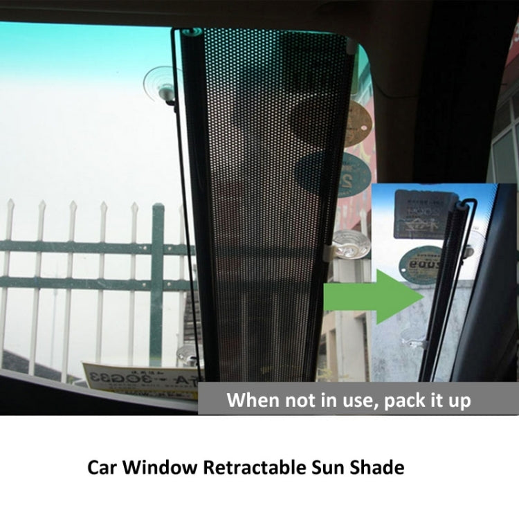 Retractable Car Sun Shade for Automobile Side Window, Size: 60cm x 40cm, Random Color Delivery - Window Foils & Solar Protection by buy2fix | Online Shopping UK | buy2fix