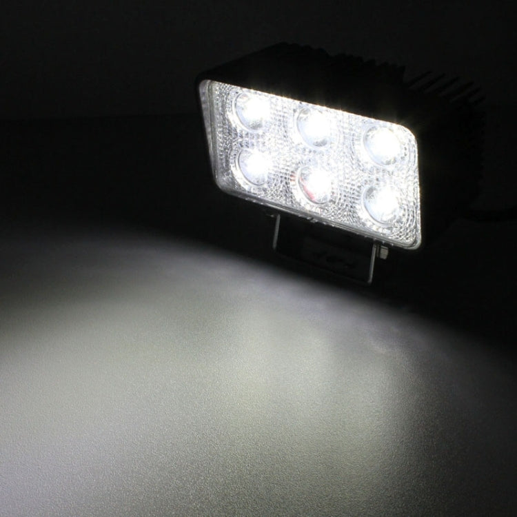 LML-1518 18W 1260-1350LM Epistar 6 LED White 30 Degree Spot Beam Car LED Light Waterproof IP67, DC 10-30V - In Car by buy2fix | Online Shopping UK | buy2fix