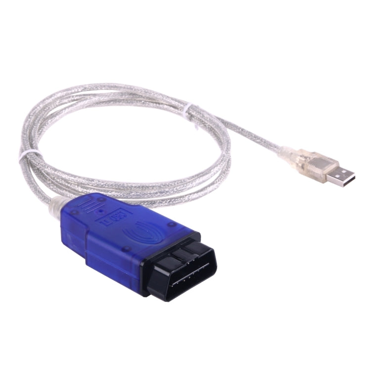 USB 2.0 Diagnostic Cable KKL VAG-COM for VW / Audi 409.1(Blue) - In Car by buy2fix | Online Shopping UK | buy2fix