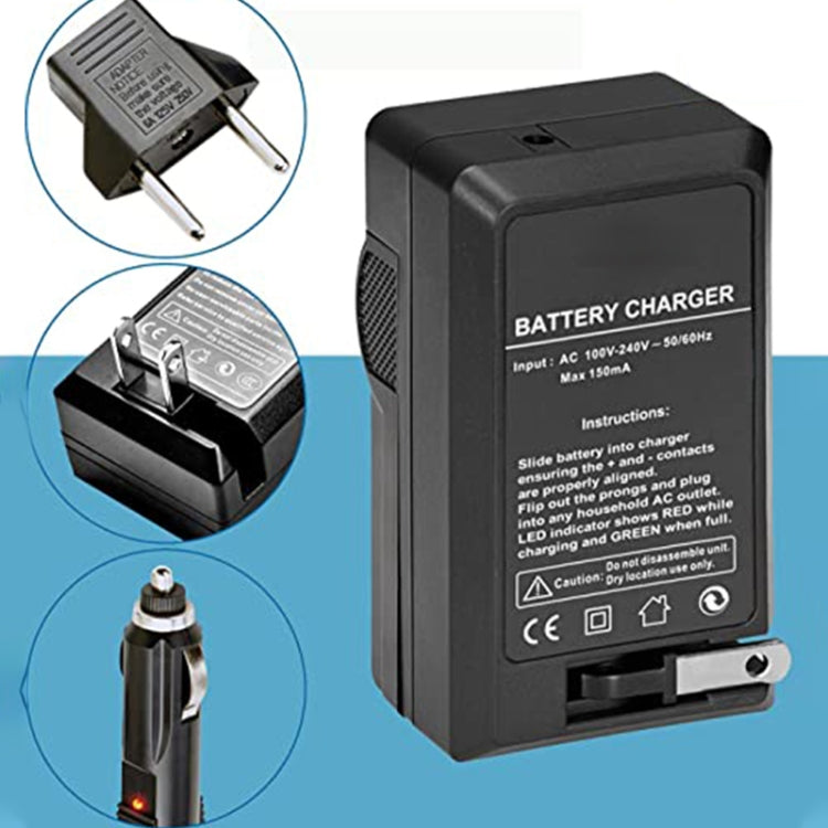 Digital Camera Battery Charger for Panasonic 007E(Black) - Battery Car Charger by buy2fix | Online Shopping UK | buy2fix