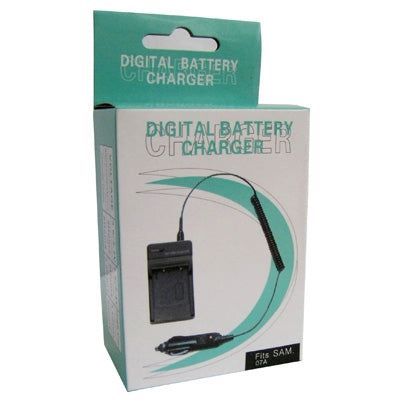 Digital Camera Battery Charger for Samsung 07A(Black) - Battery Car Charger by buy2fix | Online Shopping UK | buy2fix