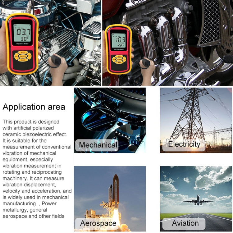 BENETECH GM63B Digital Vibration Meter - Consumer Electronics by BENETECH | Online Shopping UK | buy2fix