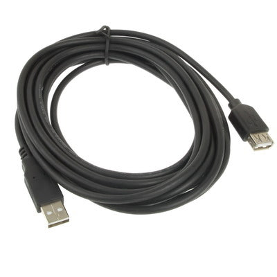 USB 2.0 AM to AF Extension Cable, Length: 5m(Black) - USB Cable by buy2fix | Online Shopping UK | buy2fix