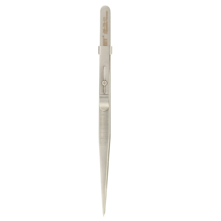 JAKEMY JM-T9-11 Adjustable Straight Tweezers(Silver) - Tweezers by JAKEMY | Online Shopping UK | buy2fix