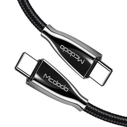 Mcdodo CA-5890 Excellence Series 3A Type-C to Type-C Cable, Length: 1.5m(Black) - USB-C & Type-C Cable by Mcdodo | Online Shopping UK | buy2fix