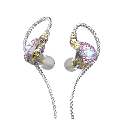 CVJ Liuli 3.5mm In-ear Wired Headphones,Length 1.25m (Red) - In Ear Wired Earphone by CVJ | Online Shopping UK | buy2fix