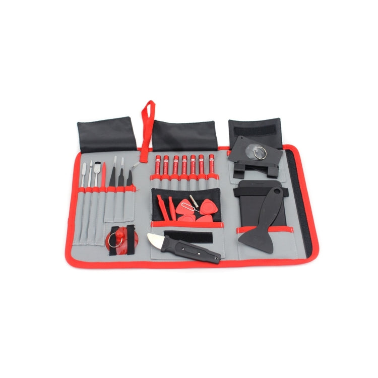 JIAFA JF-8175 28 in 1 Electronics Repair Tool Kit with Portable Bag for Repair Cell Phone, iPhone, MacBook and More - Tool Kits by JIAFA | Online Shopping UK | buy2fix