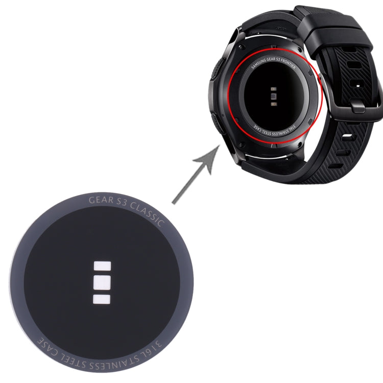 For Samsung Galaxy Gear S3 classic SM-R770 Original Back Cover Glass - For Samsung by buy2fix | Online Shopping UK | buy2fix