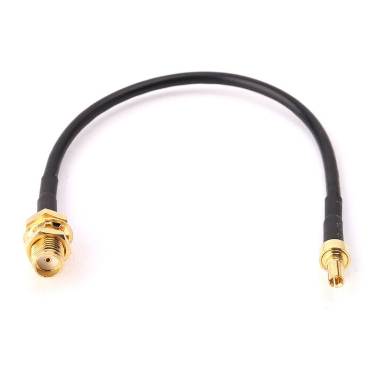 RG174 CRC9 Male Straight TO SMA Female Connecting Cable Extension, Length: 15cm - Security by buy2fix | Online Shopping UK | buy2fix