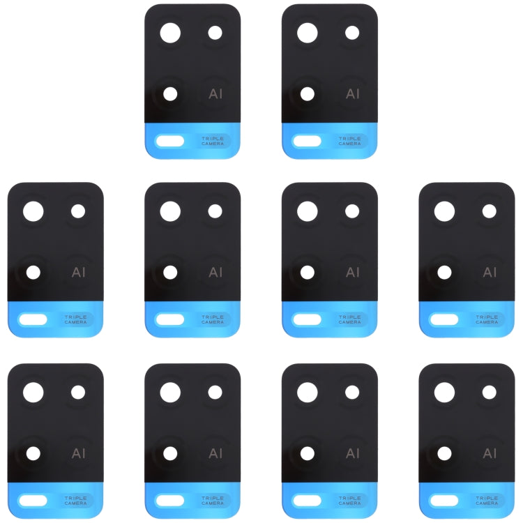 For OPPO A54 4G 10 PCS Back Camera Lens (Blue) - Camera Series by buy2fix | Online Shopping UK | buy2fix