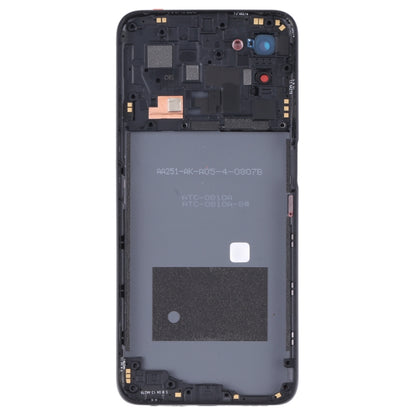 Battery Back Cover with Middle Frame for OPPO A56 5G(Black) - Repair & Spare Parts by buy2fix | Online Shopping UK | buy2fix