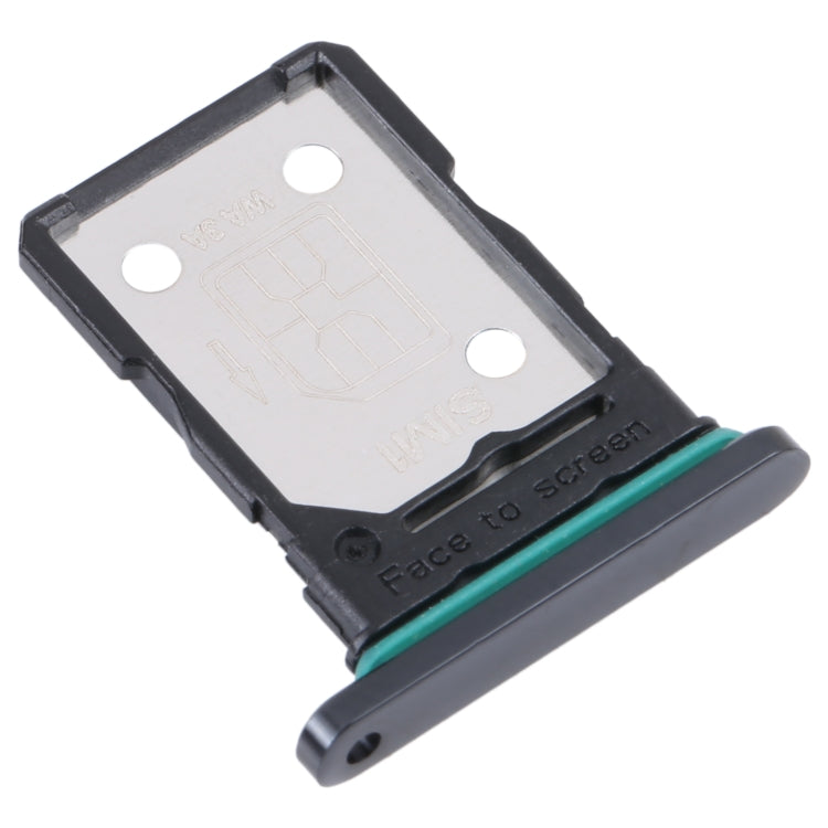 For OPPO Reno5 Pro 5G SIM Card Tray + SIM Card Tray (Black) - Card Socket by buy2fix | Online Shopping UK | buy2fix