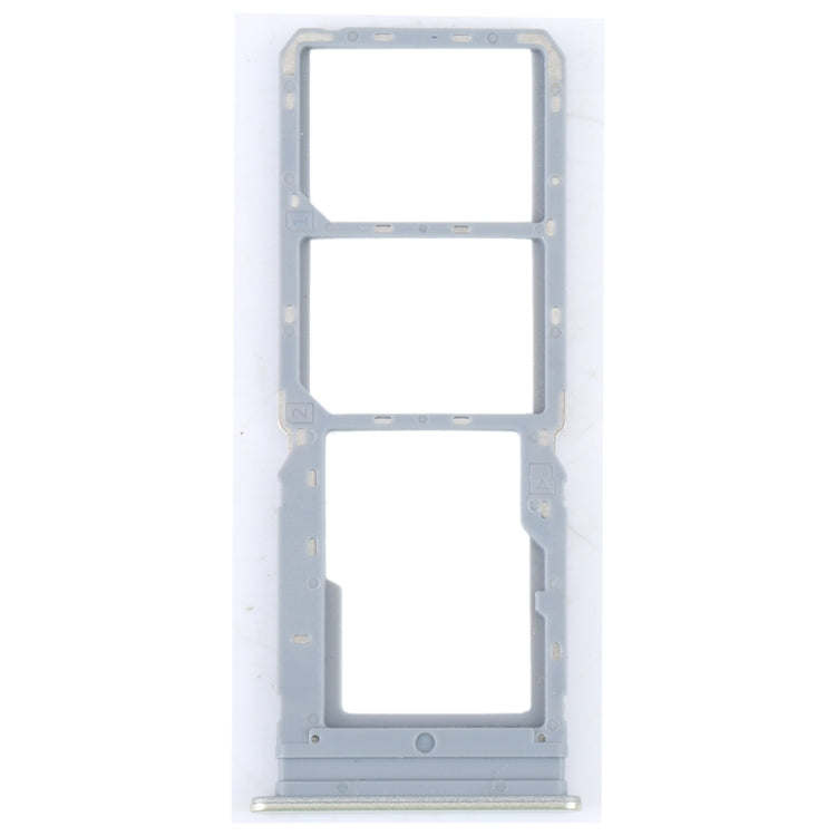 For vivo Y16 SIM Card Tray + SIM Card Tray + Micro SD Card Tray (Yellow) - Repair & Spare Parts by buy2fix | Online Shopping UK | buy2fix