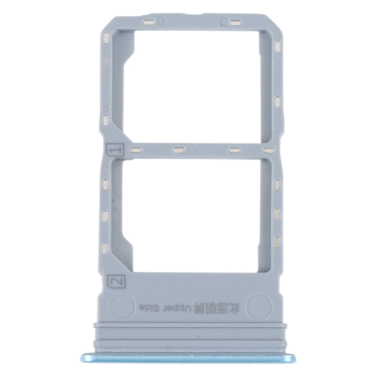 For vivo Y55S 5G SIM Card Tray + SIM Card Tray (Blue) - Card Socket by buy2fix | Online Shopping UK | buy2fix