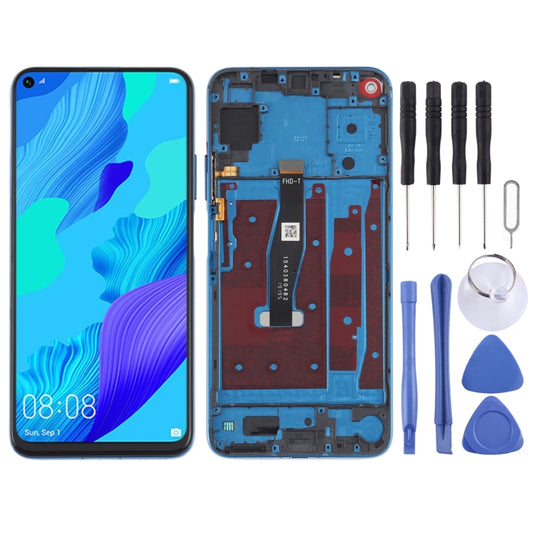 Original LCD Screen For Honor 20 / Huawei Nova 5T Digitizer Full Assembly with Frame(Green) - Repair & Spare Parts by buy2fix | Online Shopping UK | buy2fix