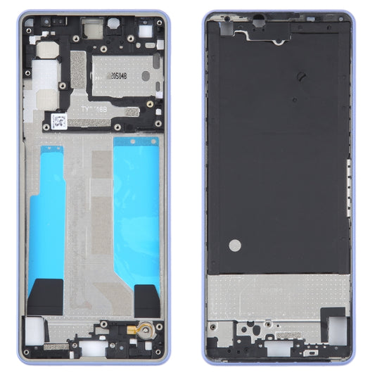 For Sony Xperia 10 IV Original Middle Frame Bezel Plate (Purple) - Repair & Spare Parts by buy2fix | Online Shopping UK | buy2fix