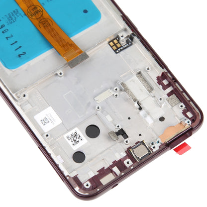 Original LCD Screen For Motorola Moto One Hyper Digitizer Full Assembly With Frame (Purplish Red) - Repair & Spare Parts by buy2fix | Online Shopping UK | buy2fix