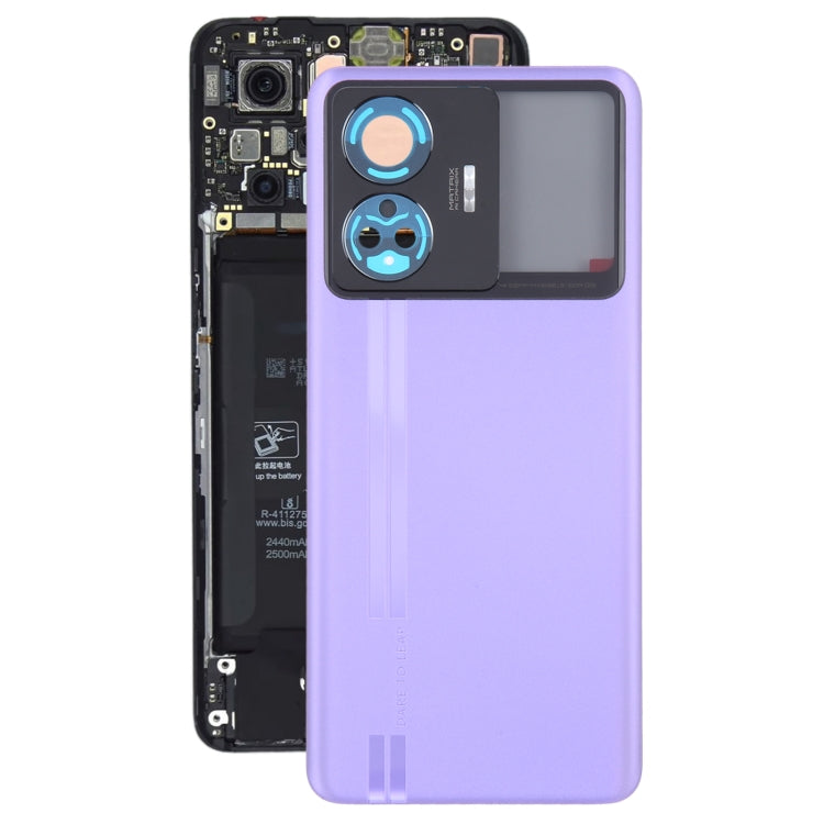 For Realme GT Neo 5 Original Battery Back Cover(Purple) - Back Cover by buy2fix | Online Shopping UK | buy2fix