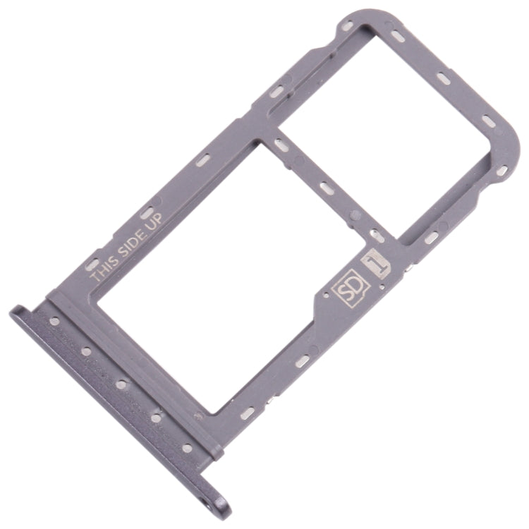 For Motorola Moto G Power 2021 SIM Card Tray + Micro SD Card Tray (Purple) - Card Socket by buy2fix | Online Shopping UK | buy2fix