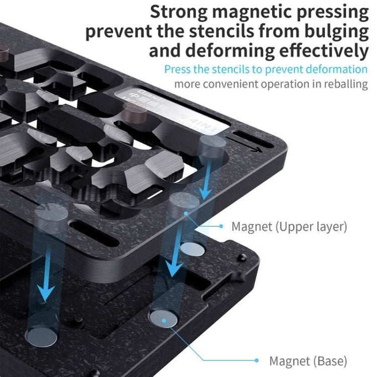 Qianli 4 in 1 Middle Frame Reballing Platform For iPhone 12 / 12 Pro / 12 Mini / 12 Pro Max - Repair Platform by QIANLI | Online Shopping UK | buy2fix