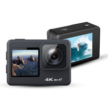 C1 Dual-Screen 2.0 inch + 1.3 inch Screen Anti-shake 4K WiFi Sport Action Camera Camcorder with Waterproof Housing Case,  Allwinner V316, 170 Degrees Wide Angle (Black) - DJI & GoPro Accessories by buy2fix | Online Shopping UK | buy2fix