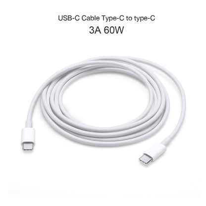 2 in 1 Single USB-C / Type-C Port Travel Charger + 3A PD 3.0 USB-C / Type-C to USB-C / Type-C Fast Charge Data Cable Set, Cable Length: 2m(EU Plug) - Mobile Accessories by buy2fix | Online Shopping UK | buy2fix