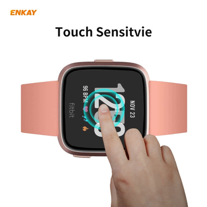 10 PCS For Fitbit Versa 3 / Fitbit Sense ENKAY Hat-Prince 3D Full Screen Soft PC Edge + PMMA HD Screen Protector Film - Screen Protector by ENKAY | Online Shopping UK | buy2fix