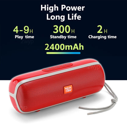 T&G TG183 TWS Mini Wireless Bluetooth Speaker, Supports AUX / USB 2.0 / FM / 32GB TF Card or Micro SD Card(Red) - Mini Speaker by T&G | Online Shopping UK | buy2fix