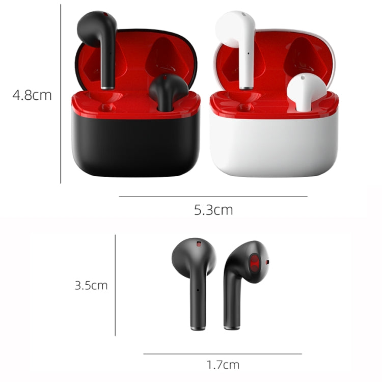 JM12 TWS Earphone Bluetooth 5.0 Touch Control Stereo Bass Sport Wireless Earphone With Mic(Black) - TWS Earphone by buy2fix | Online Shopping UK | buy2fix