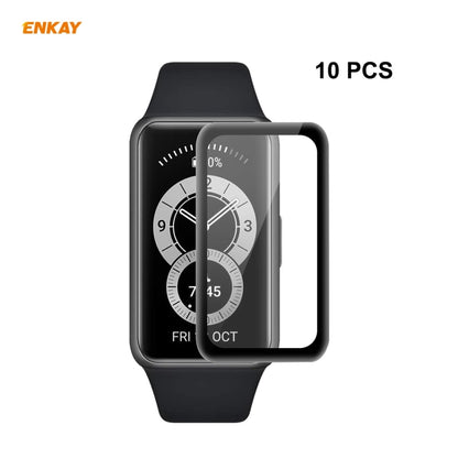 For Huawei Band 6 / Honor Band 6 10 PCS ENKAY Hat-Prince 3D Full Screen Soft PC Edge + PMMA HD Screen Protector Film - Screen Protector by ENKAY | Online Shopping UK | buy2fix