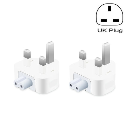 2 PCS XJ01 Power Adapter for iPad 10W 12W Charger & MacBook Series Charger, UK Plug - Cable & Adapter by buy2fix | Online Shopping UK | buy2fix