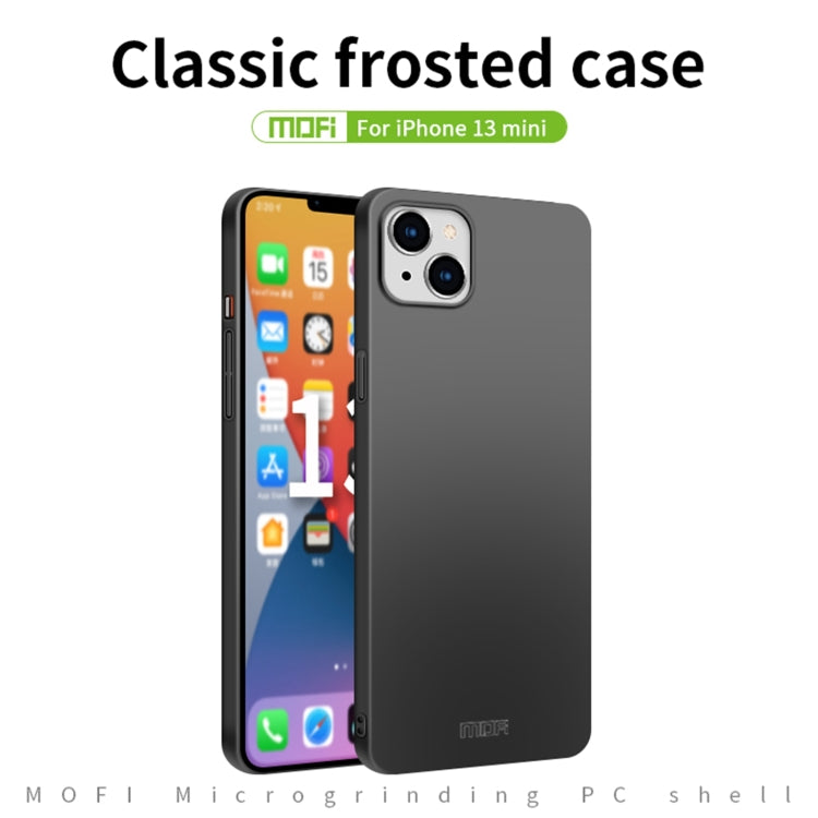 For iPhone 13 mini  MOFI Frosted PC Ultra-thin Hard Case(Red) - iPhone 13 mini Cases by MOFI | Online Shopping UK | buy2fix