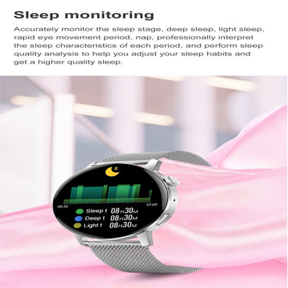 DT3 Mini 1.19 inch Steel Watchband Color Screen Smart Watch(Black) - Smart Wear by buy2fix | Online Shopping UK | buy2fix