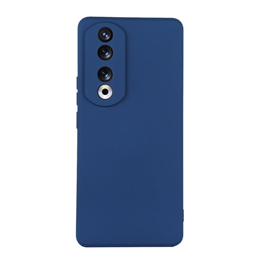 For Honor 90 ENKAY Hat-Prince Liquid Silicone Shockproof Soft Phone Case(Dark Blue) - Honor Cases by ENKAY | Online Shopping UK | buy2fix