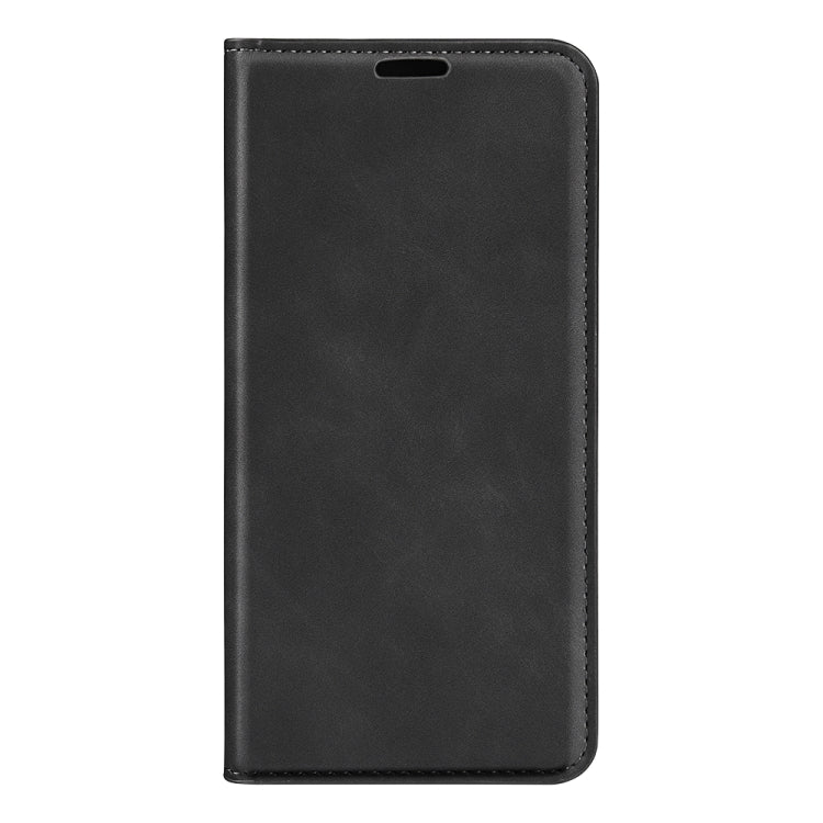 For Nokia G11/G21 Retro-skin Magnetic Suction Leather Phone Case(Black) - Nokia Cases by buy2fix | Online Shopping UK | buy2fix