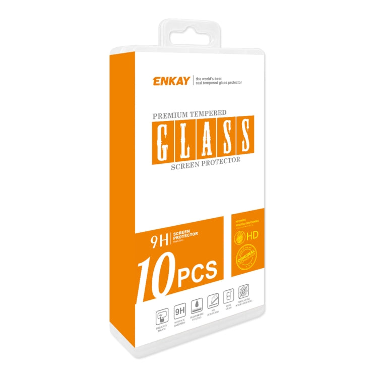 10 PCS For Samsung Galaxy M52 5G ENKAY Full Glue 0.26mm 9H 2.5D Tempered Glass Full Film - Galaxy Tempered Glass by ENKAY | Online Shopping UK | buy2fix