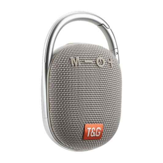 T&G TG321 TWS Portable Wireless Outdoor Mini Speaker with LED Light(Gray) - Mini Speaker by T&G | Online Shopping UK | buy2fix