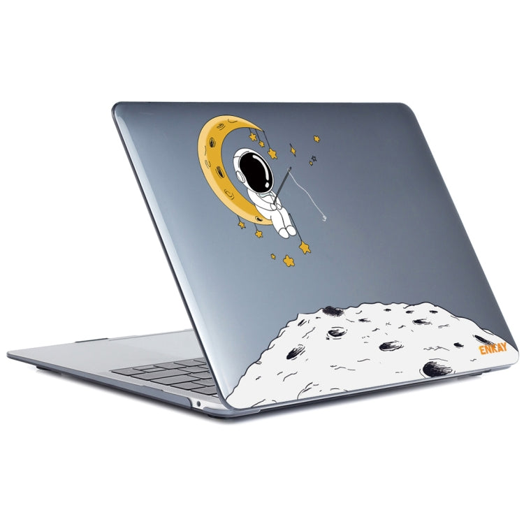 For MacBook Pro 13.3 A1706/A1989/A2159 ENKAY Hat-Prince 3 in 1 Spaceman Pattern Laotop Protective Crystal Case with TPU Keyboard Film / Anti-dust Plugs, Version:US(Spaceman No.3) - MacBook Pro Cases by ENKAY | Online Shopping UK | buy2fix