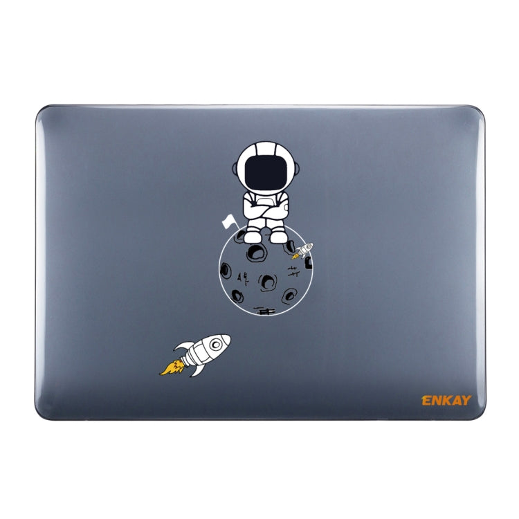 For MacBook Pro 13.3 A1706/A1989/A2159 ENKAY Hat-Prince 3 in 1 Spaceman Pattern Laotop Protective Crystal Case with TPU Keyboard Film / Anti-dust Plugs, Version:US(Spaceman No.4) - MacBook Pro Cases by ENKAY | Online Shopping UK | buy2fix